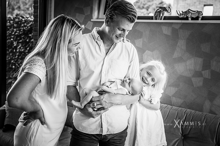 newborn lifestyle fotoshoot thuis, vijfhuizen