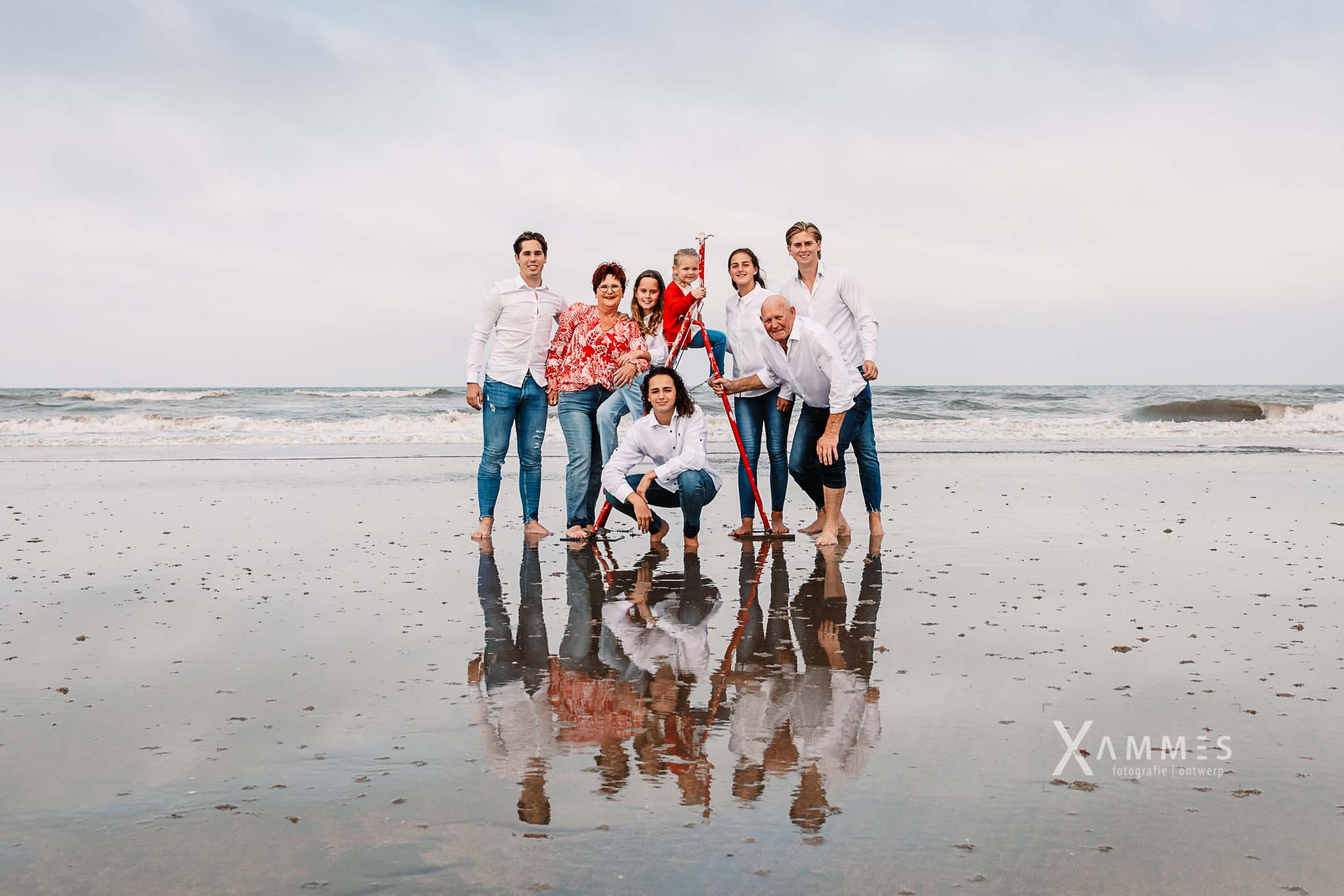 familie en groepsfotografie strand zandvoort