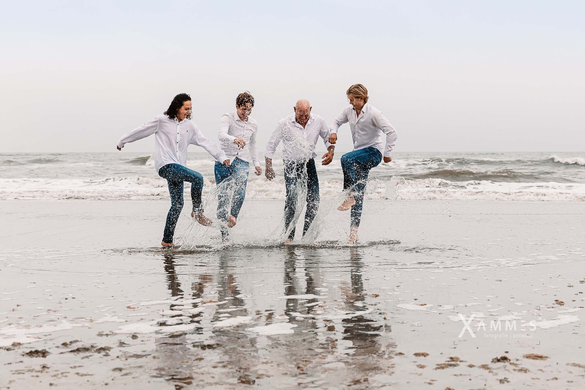familie en groepsfotografie strand zandvoort