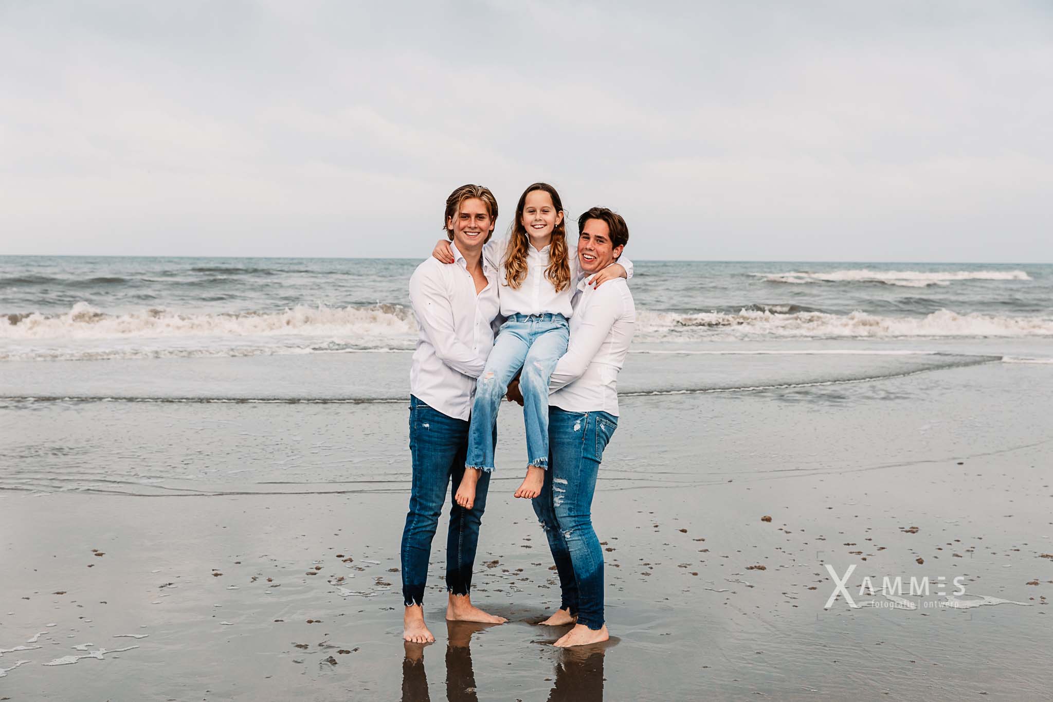 familie en groepsfotografie strand zandvoort