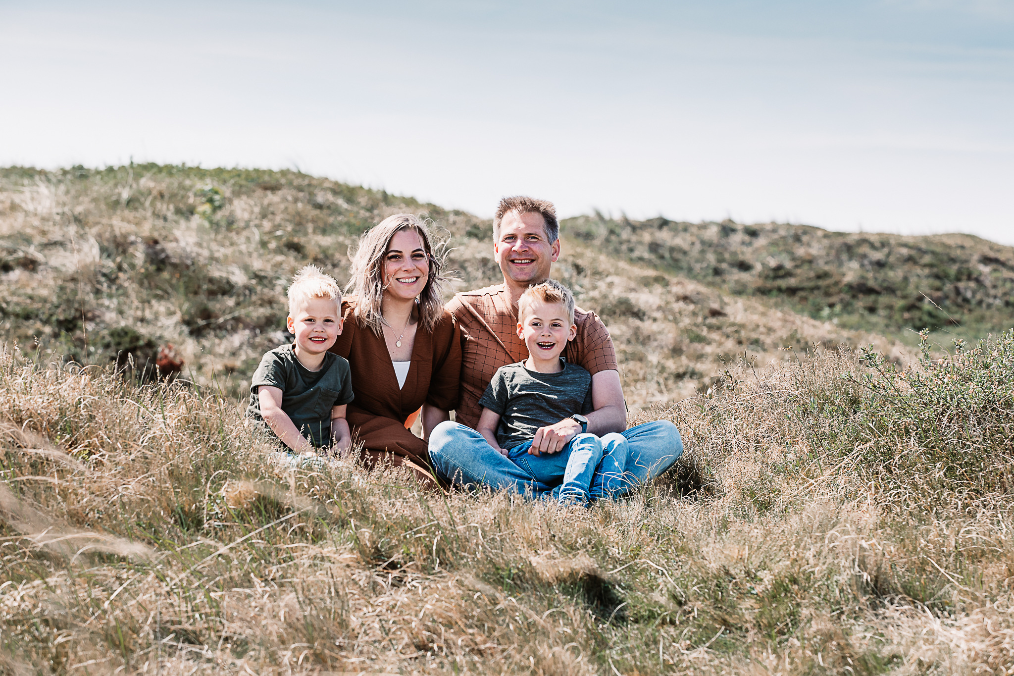 familie en groepsfotografie duinen texel