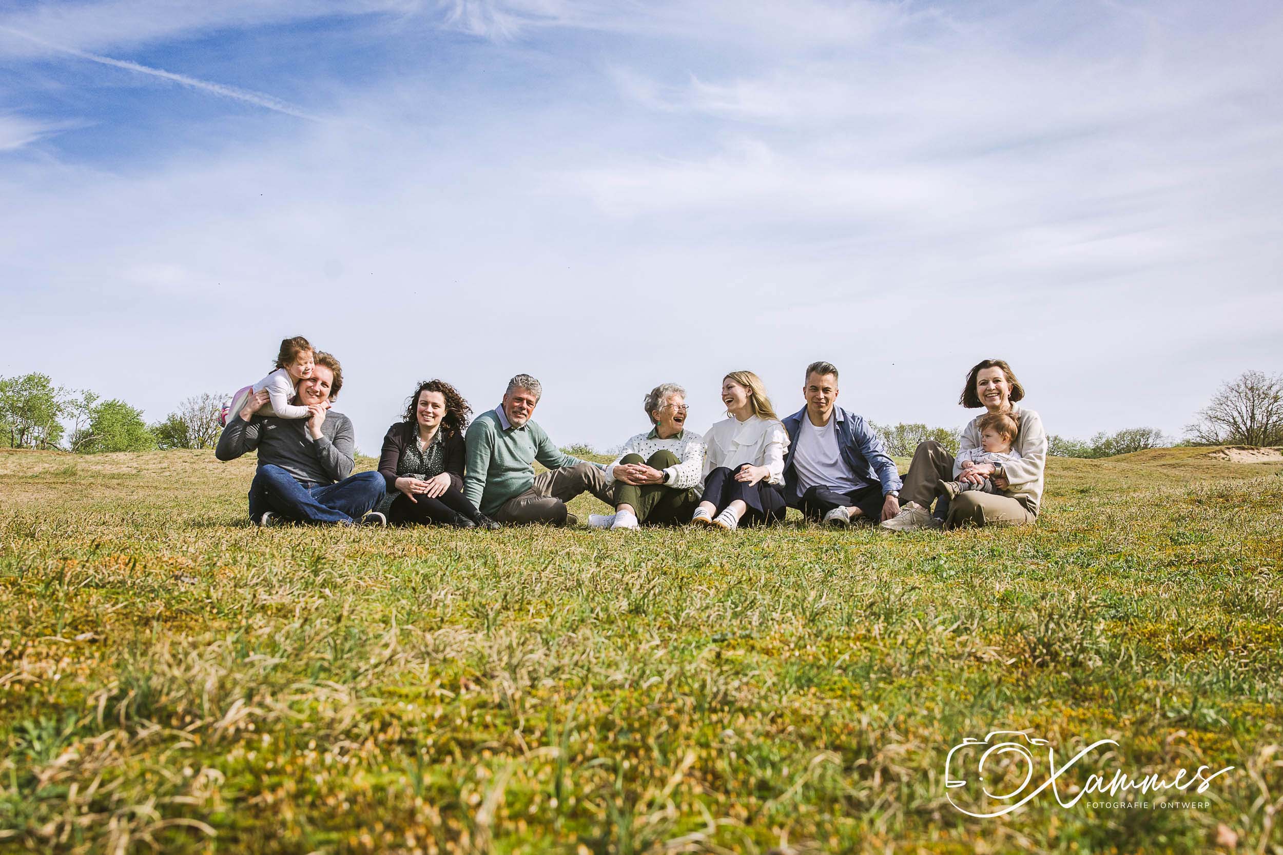 familie en groepsfotografie in de waterleidingduinen