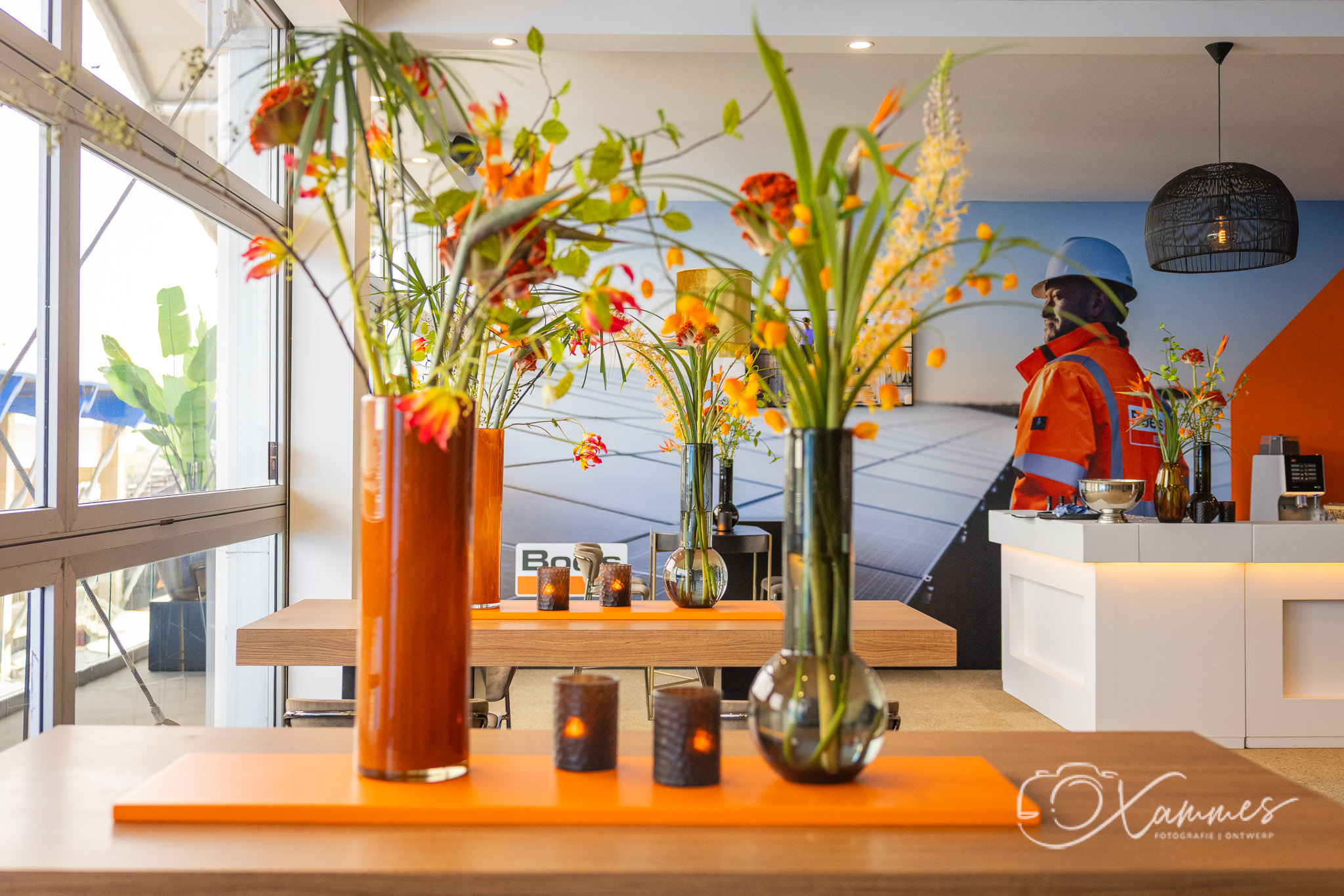 Hospitalityfotografie tijdens de opbouw van de Formule 1 in Zandvoort