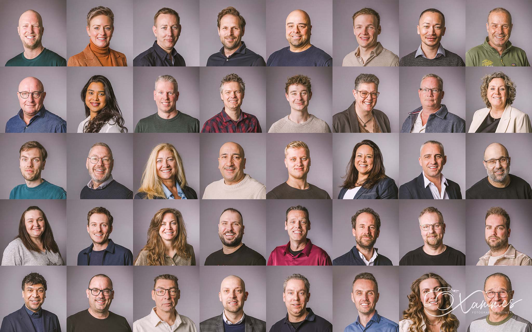 zakelijke portretten Scan Global Logistics Schiphol team medewerkers