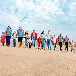 familiefotografie, groepsfotografie, zandvoort