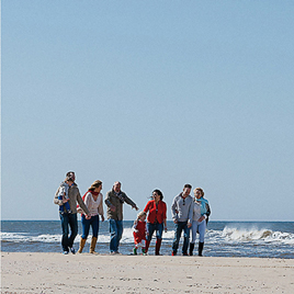 familie fotoshoot op het strand