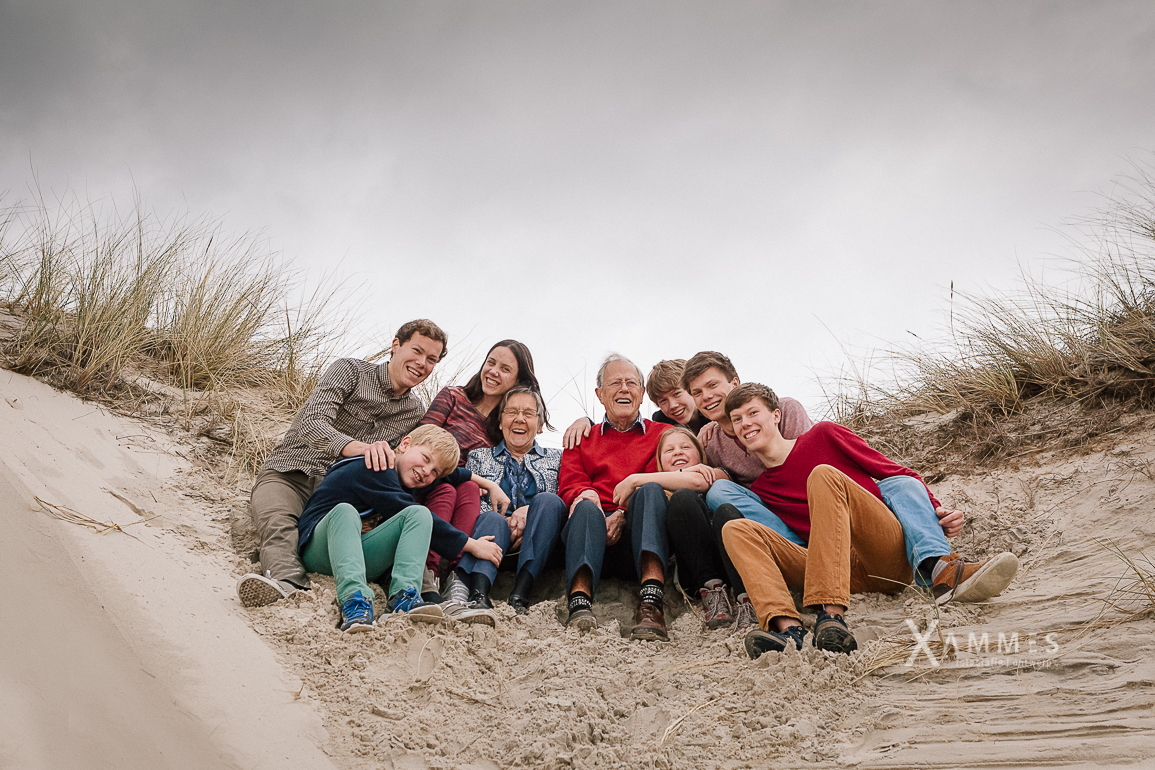 Familie en groepsfotografie in de duinen van schoorl