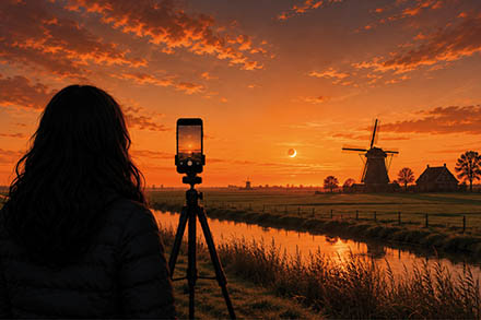 Een zonsverduistering fotograferen met je iPhone of Android