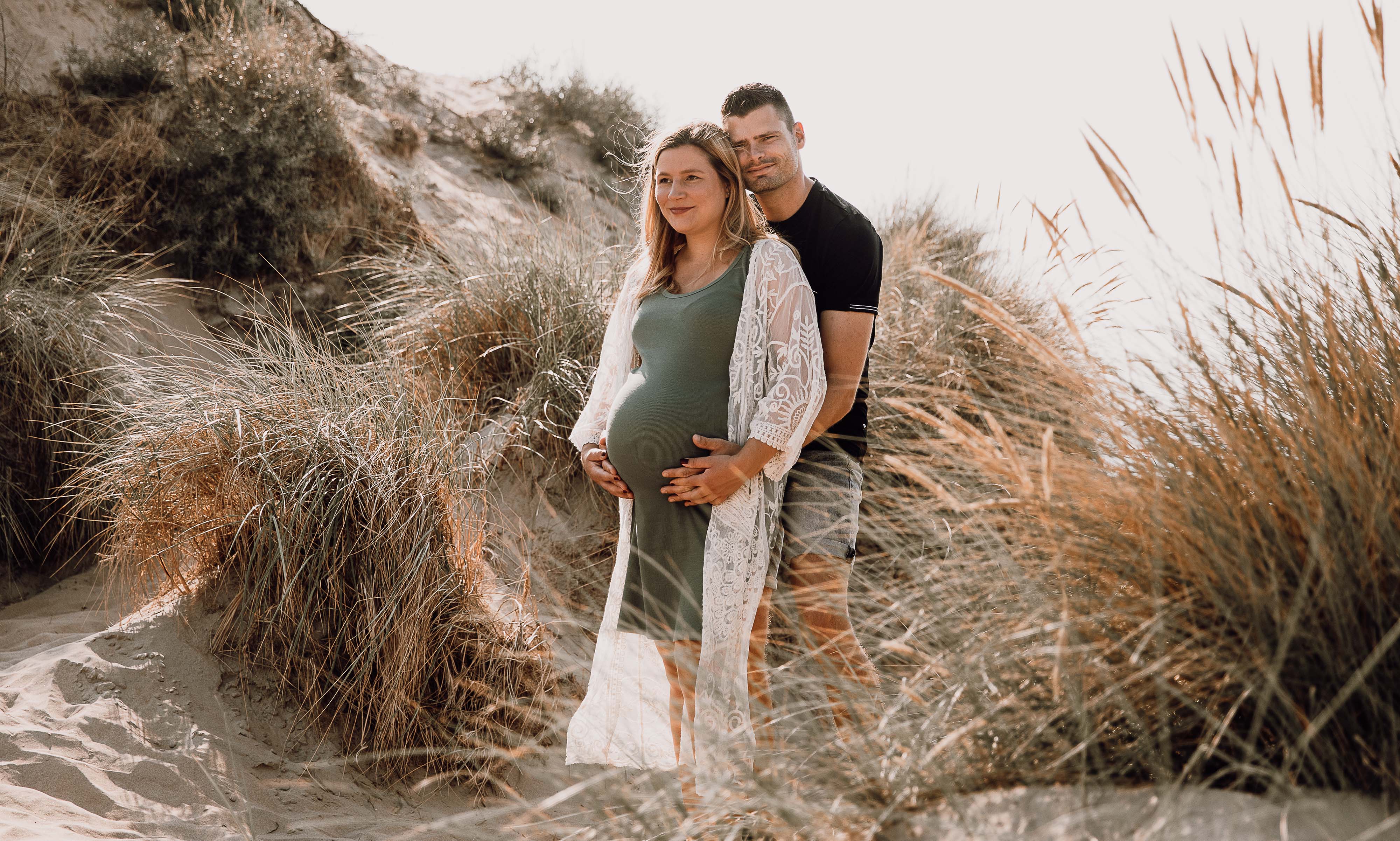 zwangerschapsfotografie – zwangerschapsfotoshoot met natuurlijk licht door Xammes fotografie